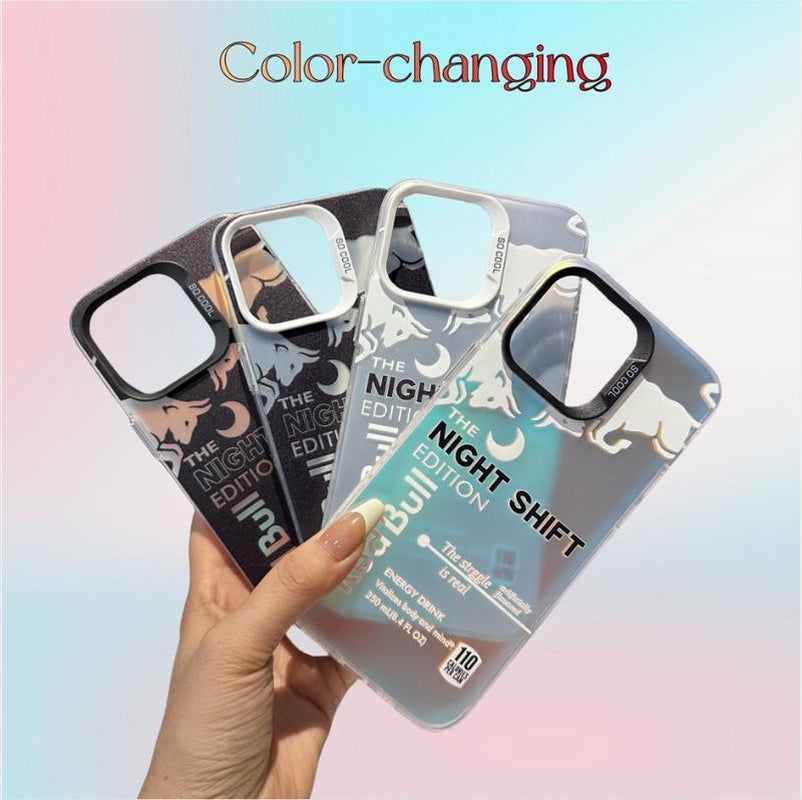 RB Color-Changing Mobile Phone Case for Iphone 16 15 14 13 12 11 PRO plus MAX Mobile Phone Shockproof Protective Case 088-23-04