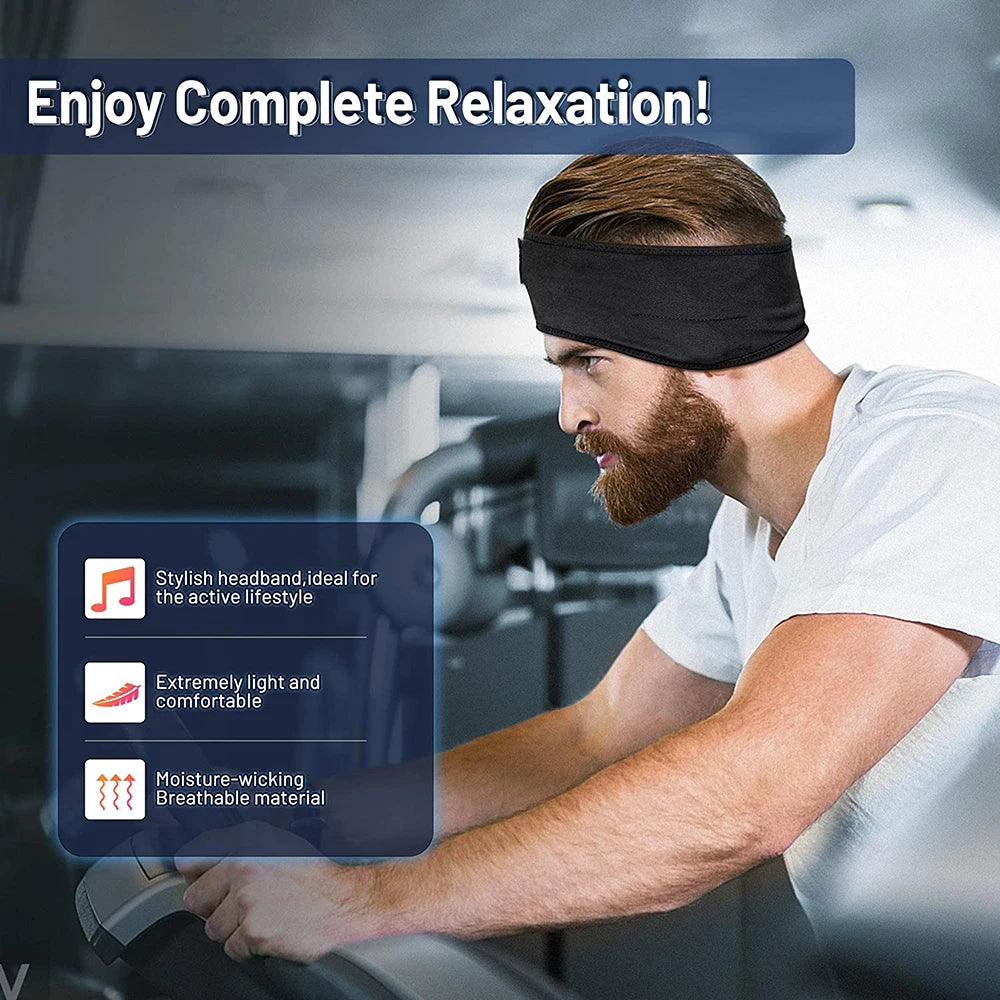 Sleep Headband, Enjoying Wireless Sleep Earbuds Noise Cancelling Headband Bluetooth Headphones with Speakers, for Sleep,Workout
