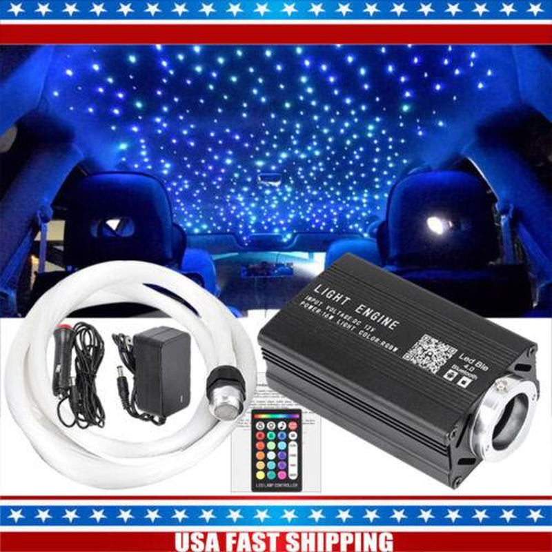 Car Headliner Star Light Kit 500Pc Roof Twinkle Ceiling Light Fiber Optics