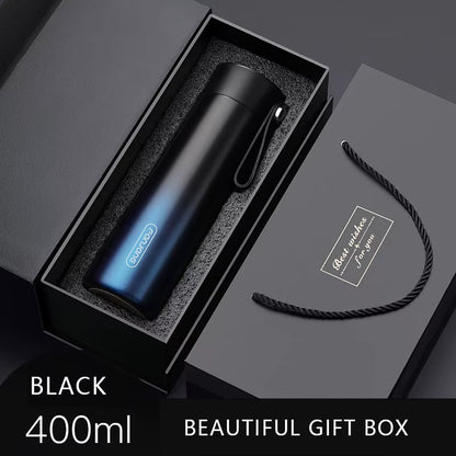 Ladies Portable Smart Temperature Display Thermos Cup Alarm Clock Reminder Drinking Gift Water Bottle Customization 400Ml