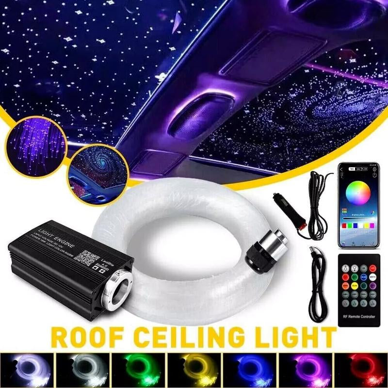 Car Headliner Star Light Kit 500Pc Roof Twinkle Ceiling Light Fiber Optics