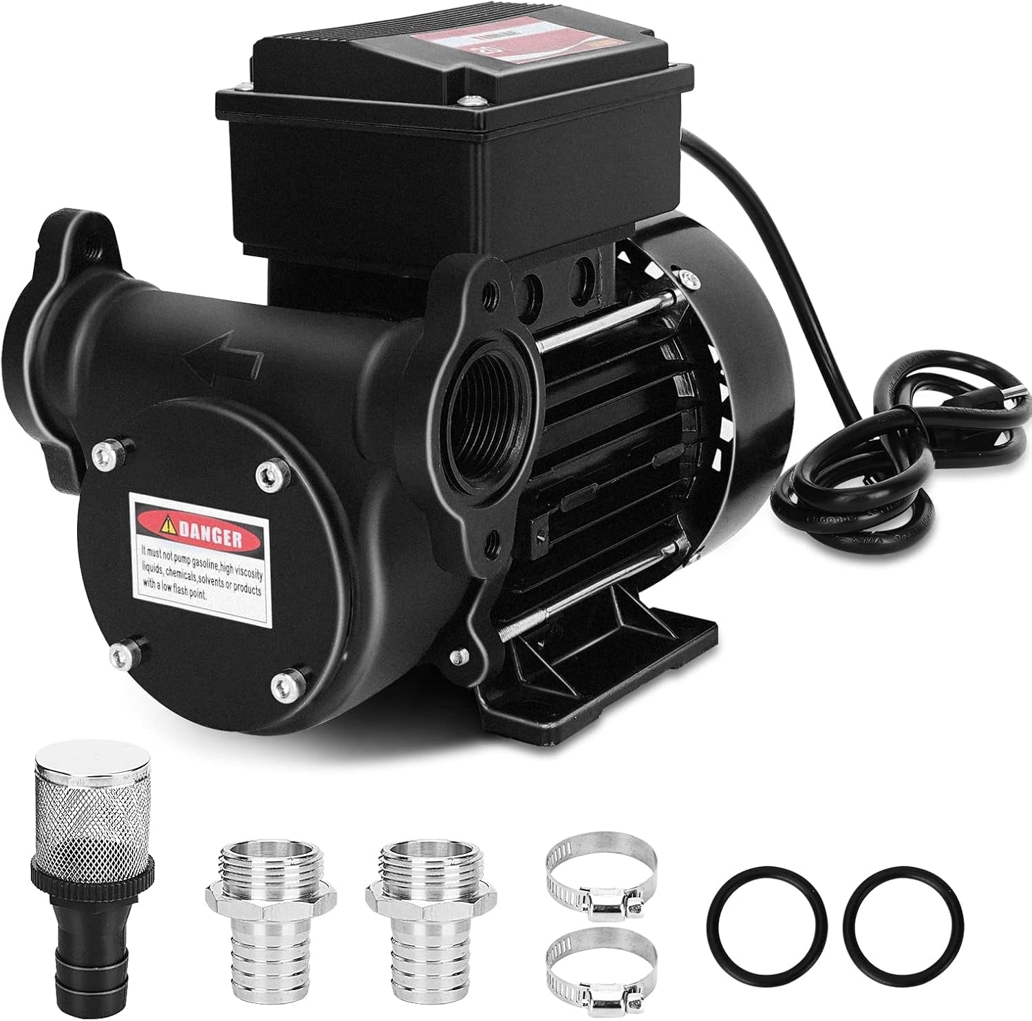 Diesel Transfer Pump 20GPM 80L/Min AC 110V Fuel & Oil Transfer Pump - Diesel, Kerosene, Biodiesel