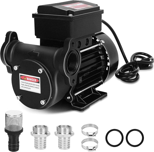 Diesel Transfer Pump 20GPM 80L/Min AC 110V Fuel & Oil Transfer Pump - Diesel, Kerosene, Biodiesel