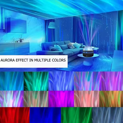 Galaxy Projector, Water Ocean Wave Projector for Bedroom Night Light Room Decor