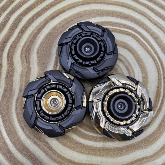Metal Fidget Spinner, 1 Count Armor Spinning Top Fidget Toy, Stress Relief Toy for Adults, Decompression Toy for Office Desk Gift, Rotating Spinner