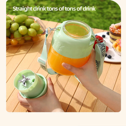 Portable Mini Blender USB Smoothie Mixer 27OZ Compact Design with Lanyard Straw for Home Office Travel Kitchen Essentials