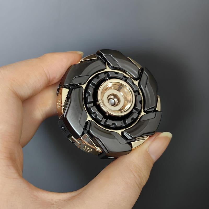 Metal Fidget Spinner, 1 Count Armor Spinning Top Fidget Toy, Stress Relief Toy for Adults, Decompression Toy for Office Desk Gift, Rotating Spinner