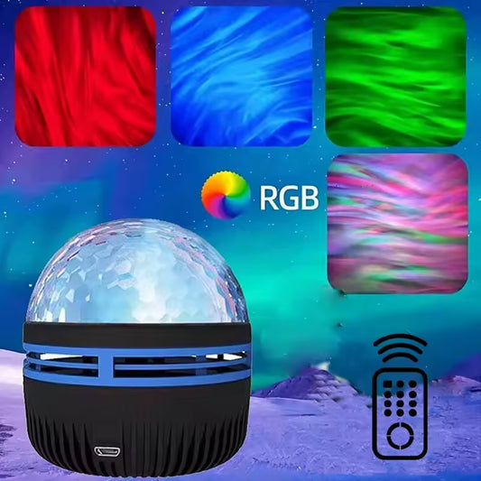 Galaxy Projector, Water Ocean Wave Projector for Bedroom Night Light Room Decor