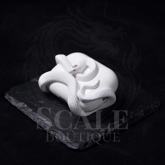 Dragon & Snake Airpods Case for Airpods Pro 2/Pro & Airpods 3 – Anti-Fall Protection Cover, Stylish Decor Gift for Gym Lovers in White, Black, Headset