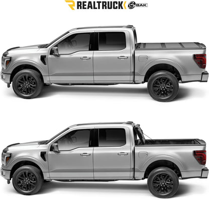 flip MX4 Hard Folding Truck Bed Tonneau Cover | 448329 | Fits 2015-2020 Ford F-150 5' 7" Bed (67.1")