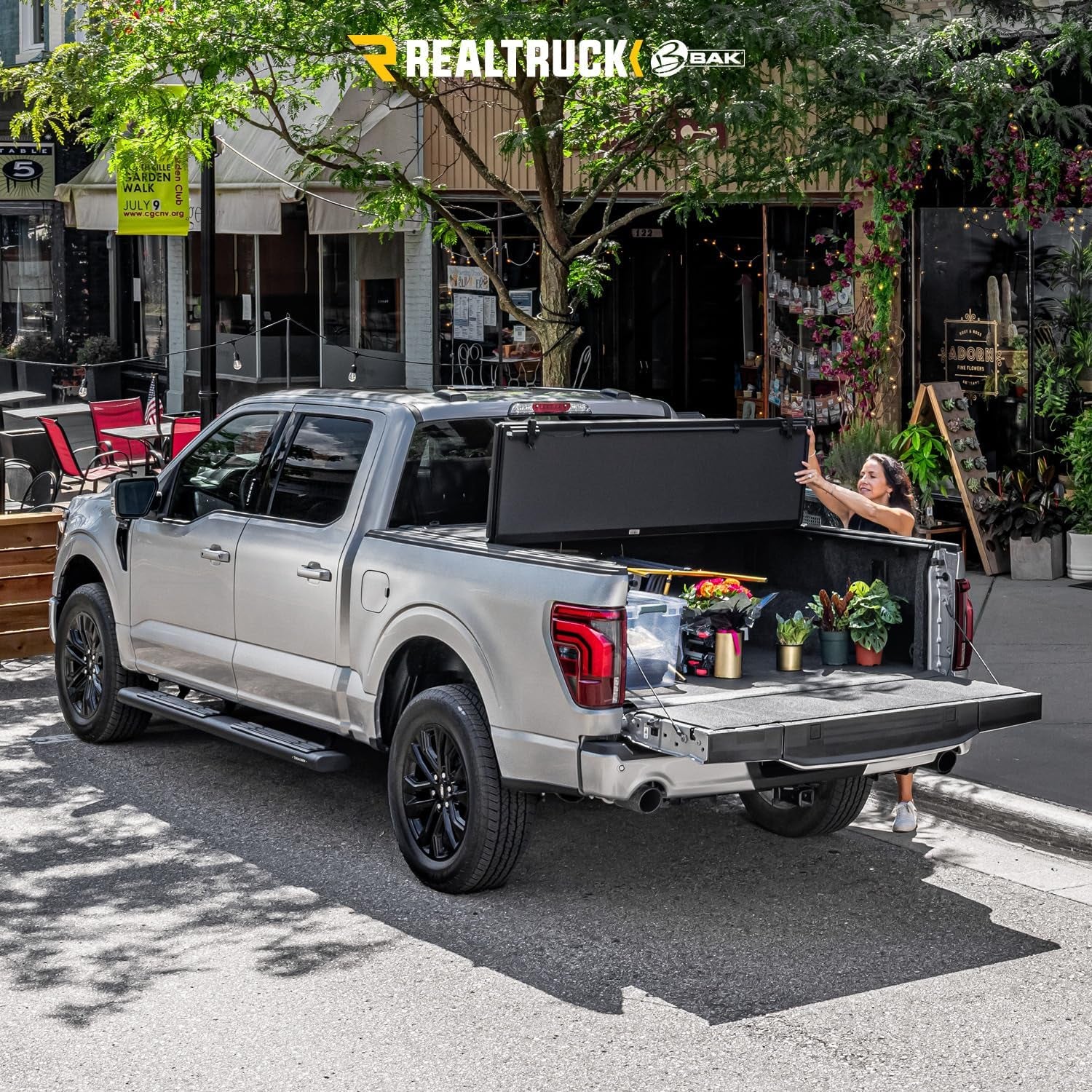 flip MX4 Hard Folding Truck Bed Tonneau Cover | 448329 | Fits 2015-2020 Ford F-150 5' 7" Bed (67.1")