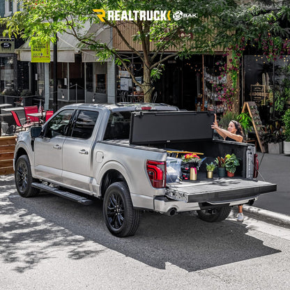 flip MX4 Hard Folding Truck Bed Tonneau Cover | 448329 | Fits 2015-2020 Ford F-150 5' 7" Bed (67.1")