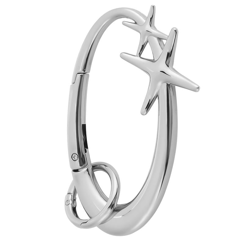 Starlight Y2K Metal Heavy Shiny Carabiner-Viral Carabiner Belt Loop Accessory - Fashion Accessory for Outdoor Camping &Everyday Use