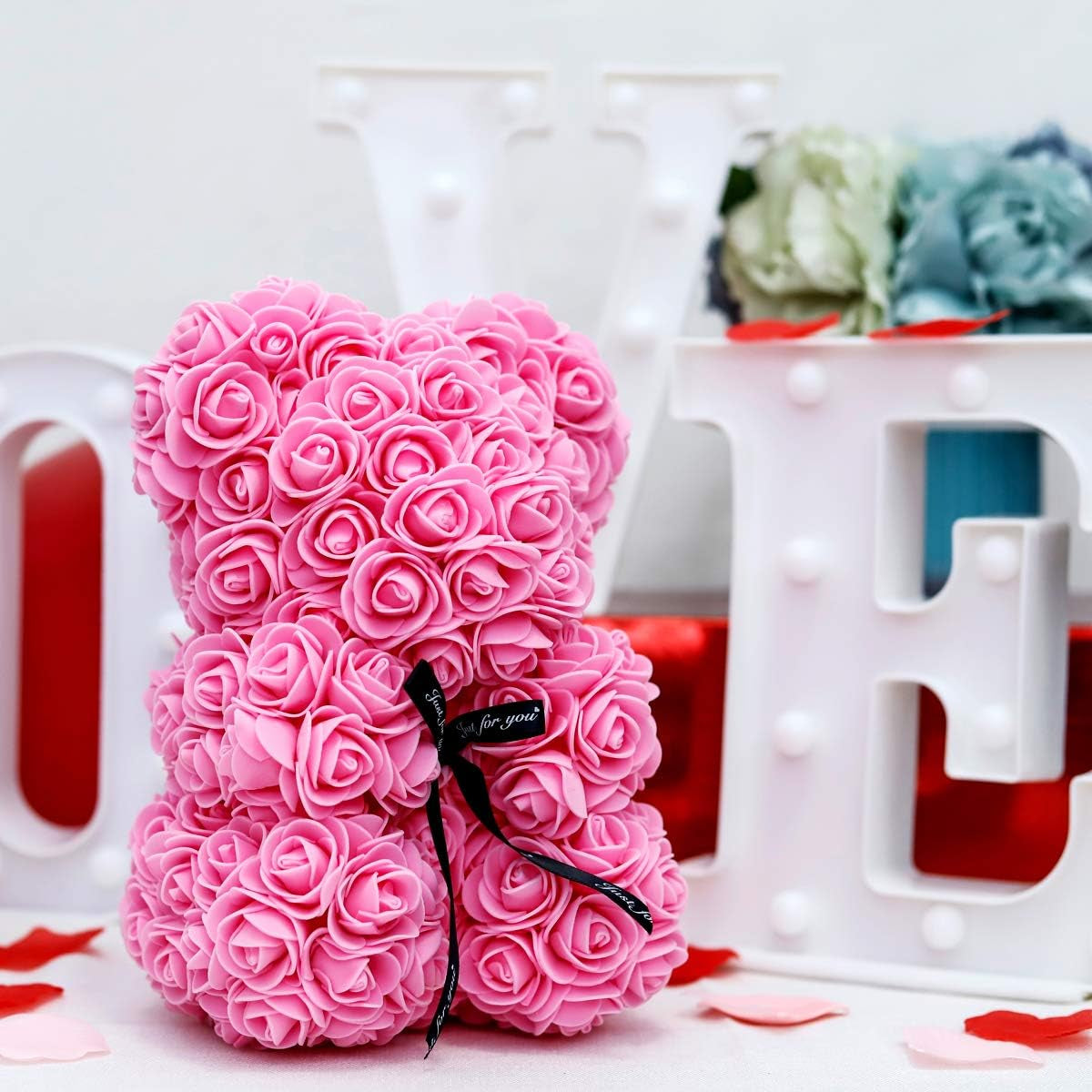 Valentines Day Gifts for Her, Rose Gifts Happy Birthday, Gifts for Women, Mothers Day Rose, Gifts for Mom, Rose Artificial Handmade Preserved Rose in a Box, Valentine'S Day Gifts for Girlfriend