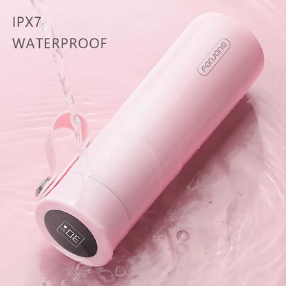 Ladies Portable Smart Temperature Display Thermos Cup Alarm Clock Reminder Drinking Gift Water Bottle Customization 400Ml