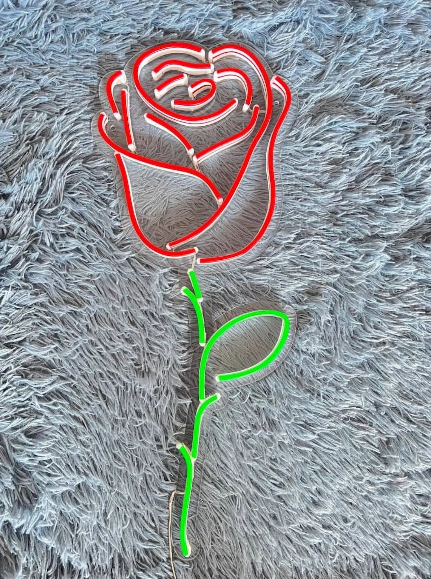 Rose Led Sign, Rose Neon Sign, Wall Decor, Birthday'S Gifts, Custom Neon Sign, Best Gifts, Rose Led Signs, Rose Led Light, Wall Décor