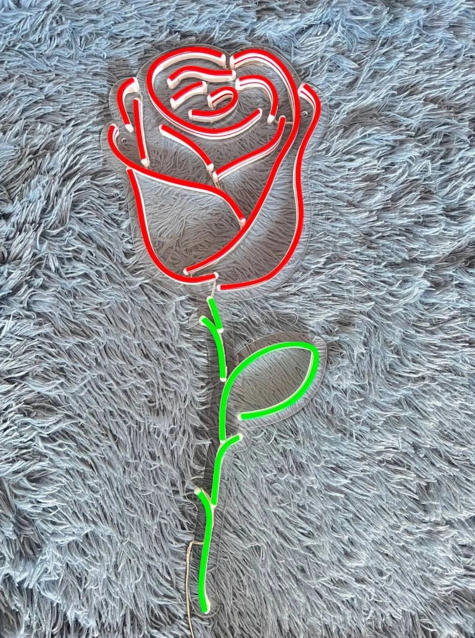 Rose Led Sign, Rose Neon Sign, Wall Decor, Birthday'S Gifts, Custom Neon Sign, Best Gifts, Rose Led Signs, Rose Led Light, Wall Décor
