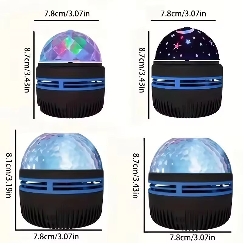 Galaxy Projector, Water Ocean Wave Projector for Bedroom Night Light Room Decor