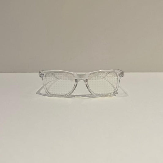 Rainbow Diffraction Glasses - Clear Design with Elegant Rainbow Pattern, Lightweight Frame, Ideal for Everyday Use