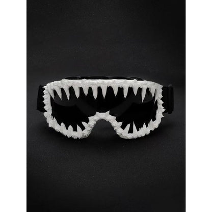 Punk Style Irregular Shaped Biking Sunglasses, Trendy Windproof Ski Goggles, Fashion Accessories for Outdoor Activities, Protective Gear for Men & Women, Sports Outdoor Accessories