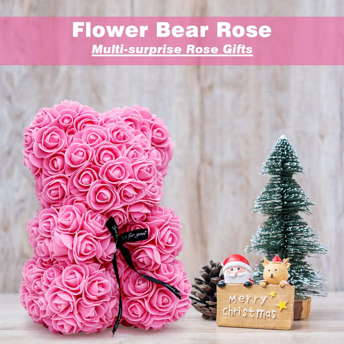 Valentines Day Gifts for Her, Rose Gifts Happy Birthday, Gifts for Women, Mothers Day Rose, Gifts for Mom, Rose Artificial Handmade Preserved Rose in a Box, Valentine'S Day Gifts for Girlfriend