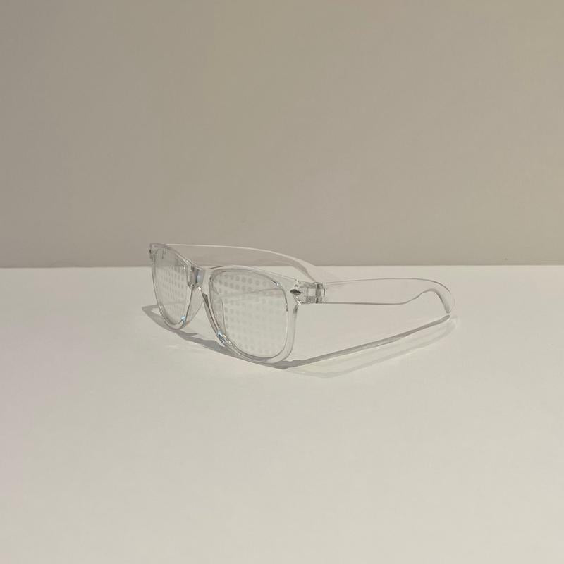 Rainbow Diffraction Glasses - Clear Design with Elegant Rainbow Pattern, Lightweight Frame, Ideal for Everyday Use