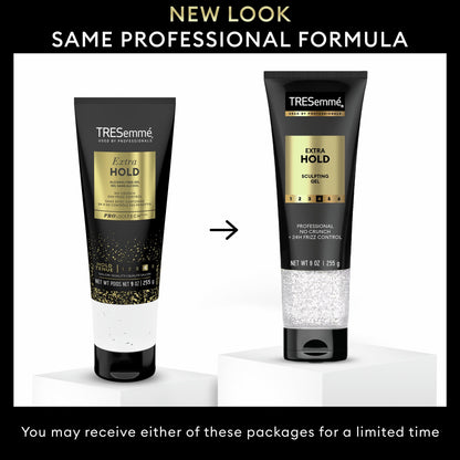 Tresemme Hair Gel Extra Hold Alcohol-Free for 24-Hour Frizz Control and Humidity Protection, 9 Oz