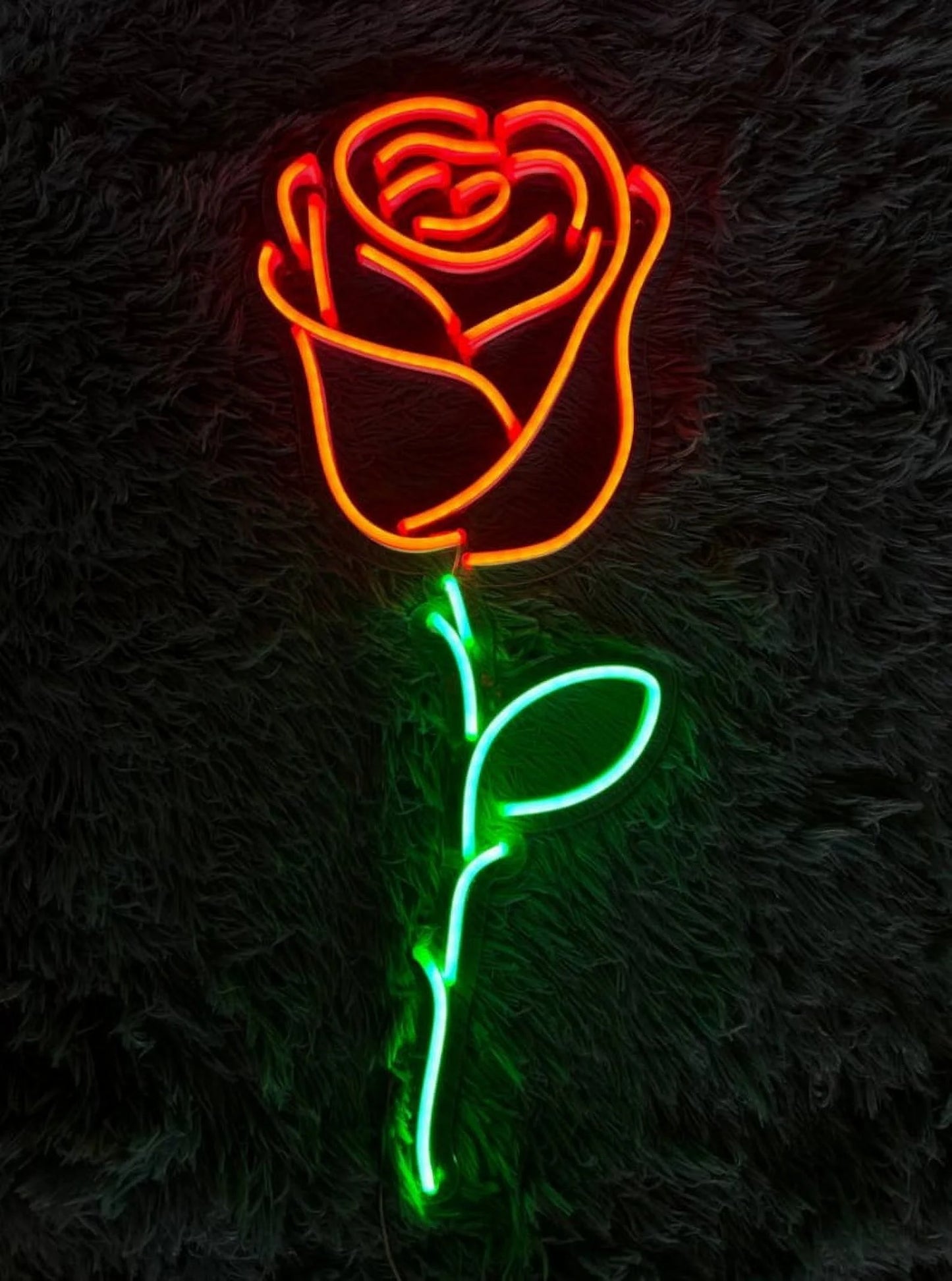 Rose Led Sign, Rose Neon Sign, Wall Decor, Birthday'S Gifts, Custom Neon Sign, Best Gifts, Rose Led Signs, Rose Led Light, Wall Décor