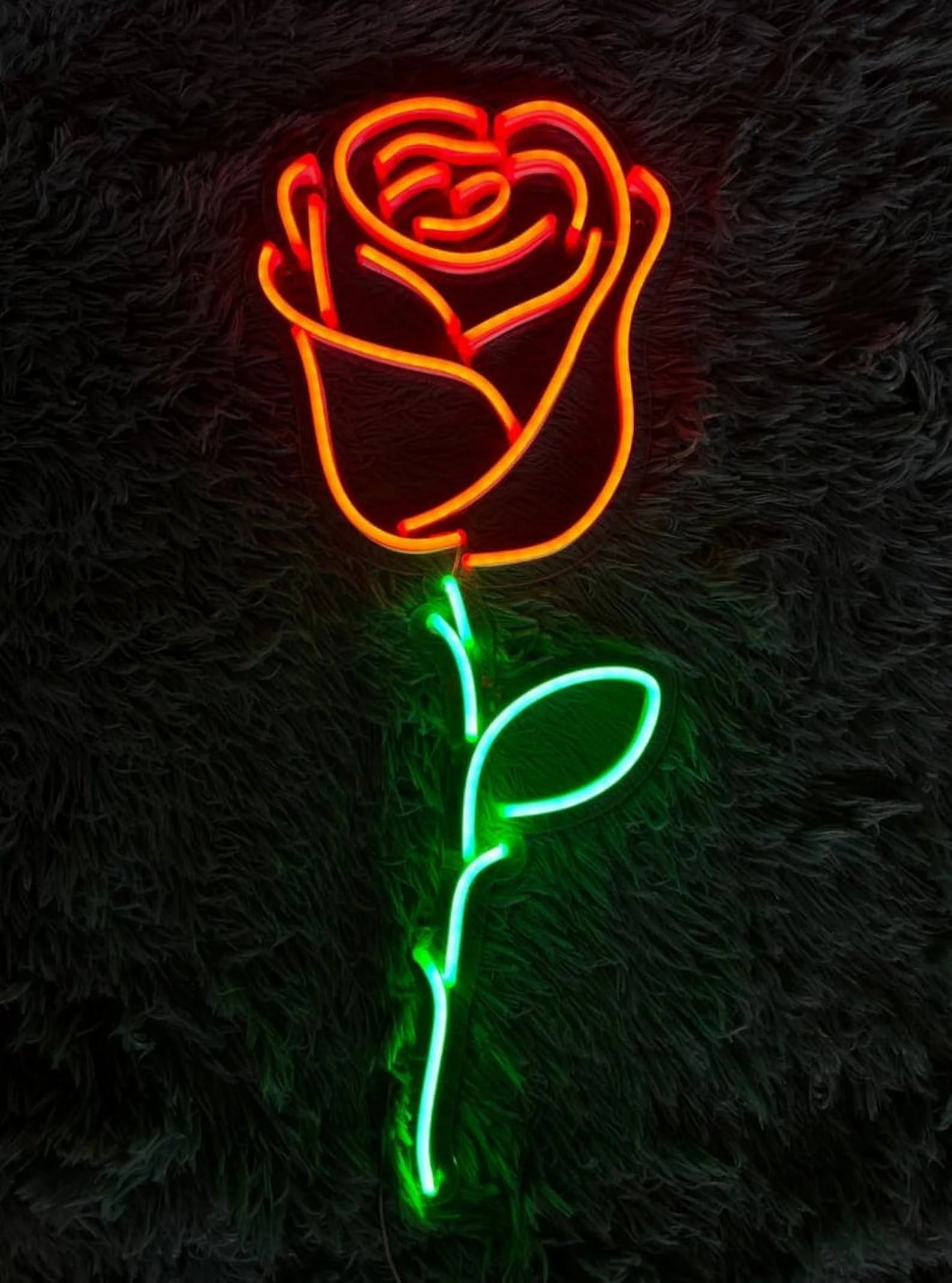 Rose Led Sign, Rose Neon Sign, Wall Decor, Birthday'S Gifts, Custom Neon Sign, Best Gifts, Rose Led Signs, Rose Led Light, Wall Décor