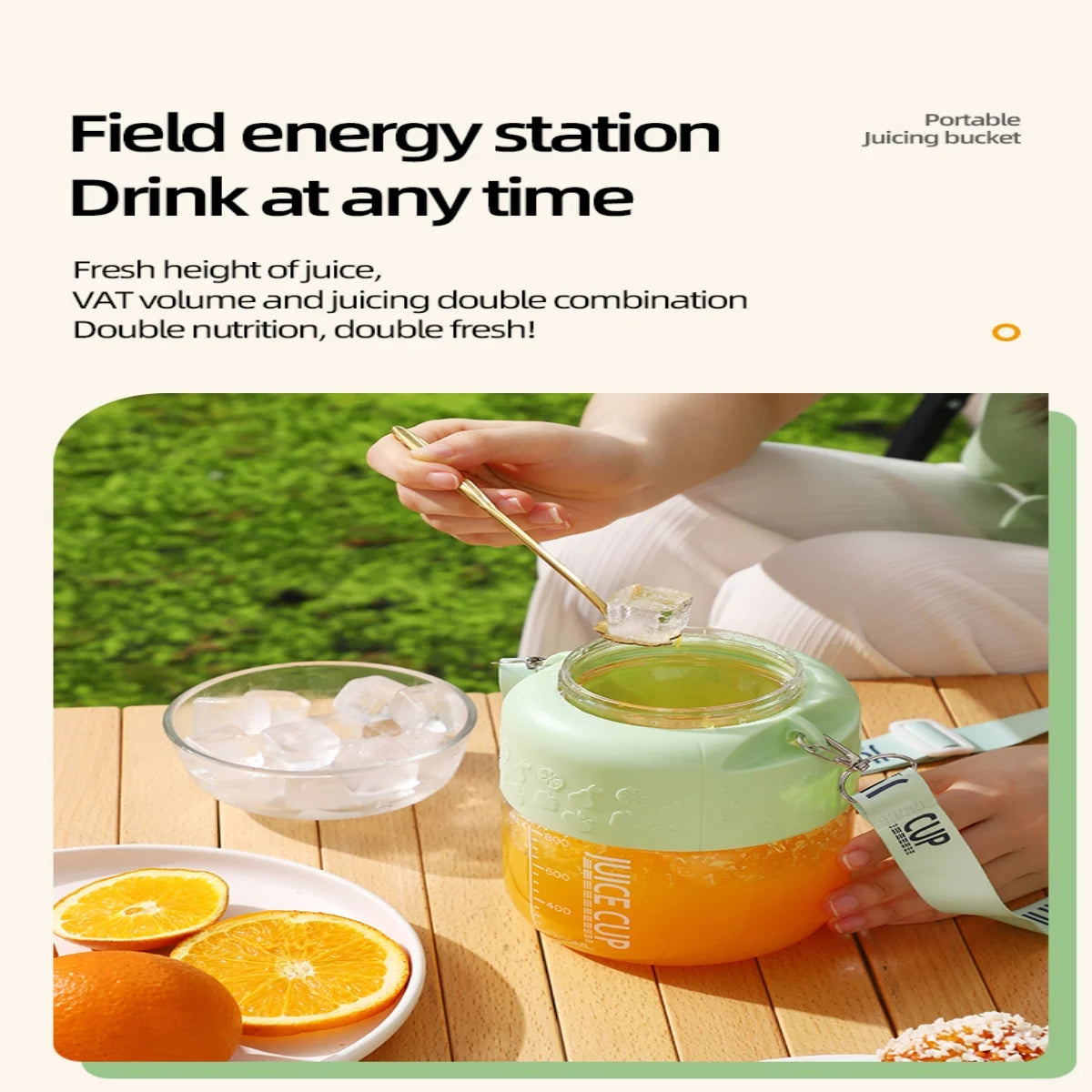 Portable Mini Blender USB Smoothie Mixer 27OZ Compact Design with Lanyard Straw for Home Office Travel Kitchen Essentials